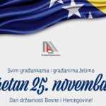 Čestitka za Dan državnosti Bosne i Hercegovine