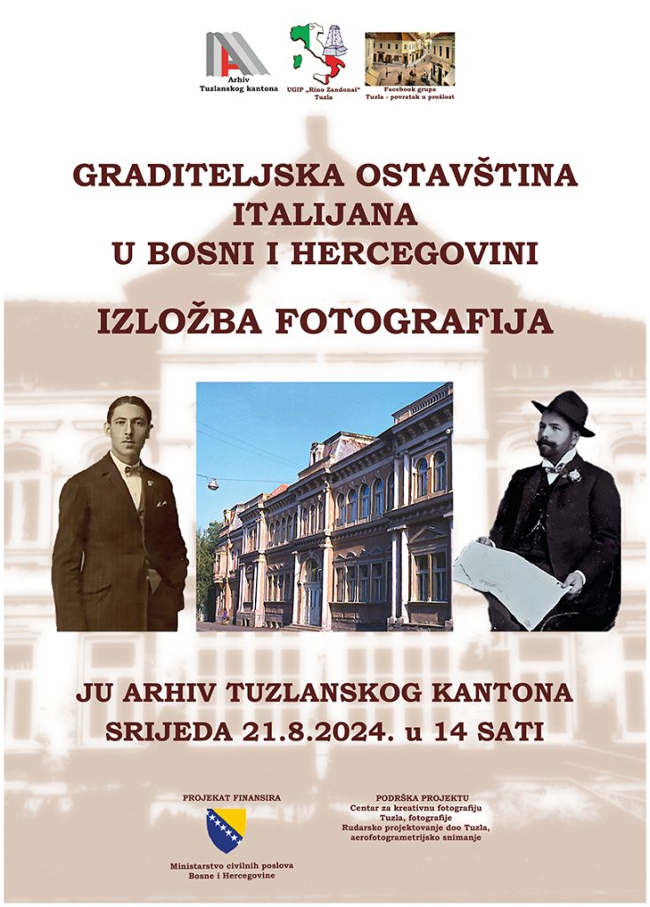 Otvorena izložba “Graditeljska ostavština Italijana u BiH” u Arhivu TK